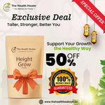 Health Healer Height Growth Powder 100g – Ayurvedic Herbal Supplement