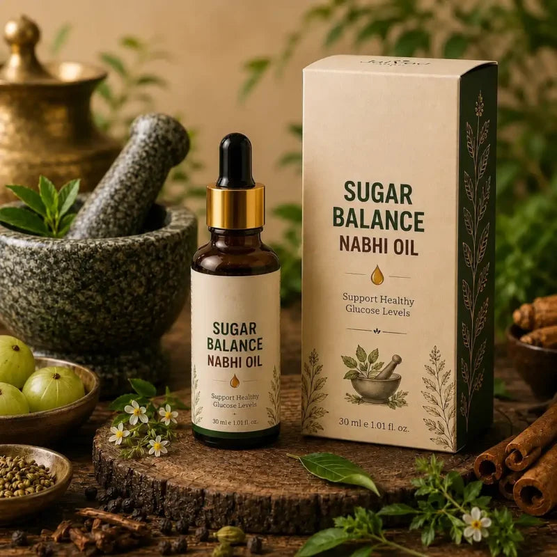 Sugar Balance Nabhi Oil – Herbal Wellness Oil